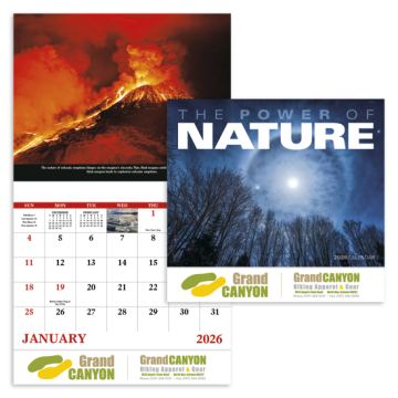 The Power of Nature Wall Calendar - Stapled